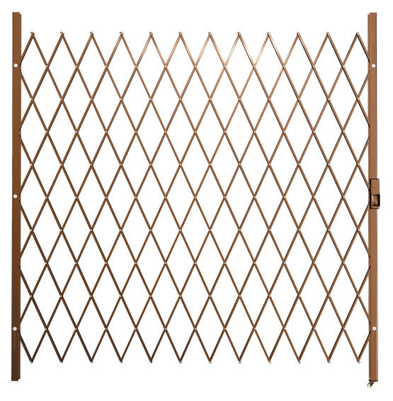 Saftidor security gate type H 1950(w)x2000mm(h) bronze xpanda