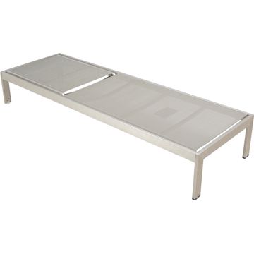 Sun Lounger ALBANY Aluminium