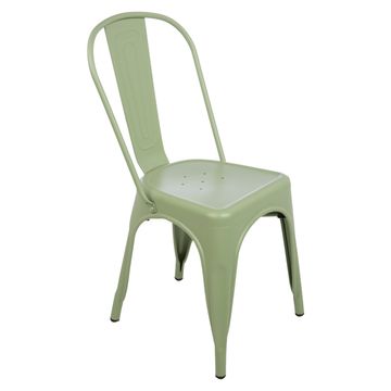 Soho Steel Patio Chair Pastel Green D53cmxW44cmxH86cm (Excluding Table)