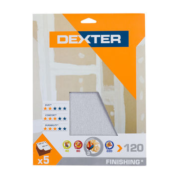 Sheet drywalll G120 DEXTER 5 pieces 230x280mm
