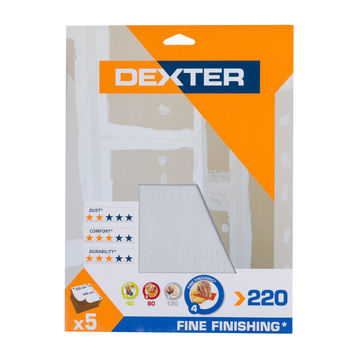 Sheet drywalll G220 DEXTER 5 pieces 230x280mm