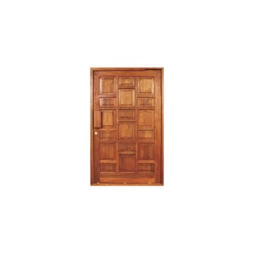 Exterior Door Hardwood with Frame (prehung) 18 Panel Left Hand Opening-w1310xh2120mm