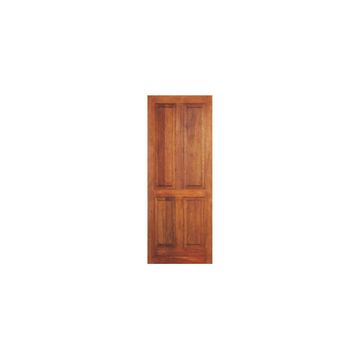 Exterior Door Hardwood 4 Vertical Panel-w813xh2032mm