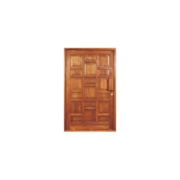Exterior Door Hardwood with Frame (prehung) 18 Panel Right Hand Opening-w1310xh2120mm