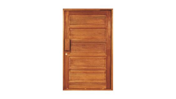 Pivot door exterior hardwood with frame (pre-hung) 5 panel left hand opening-W1310 x H2120mm