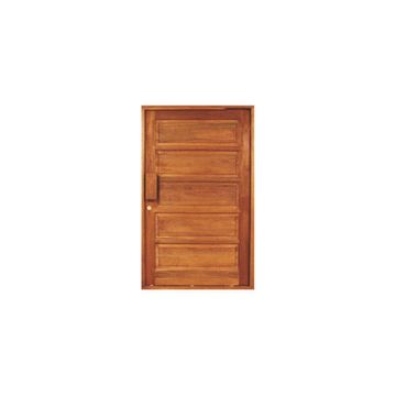Pivot door exterior hardwood with frame (pre-hung) 5 panel left hand opening-W1310 x H2120mm