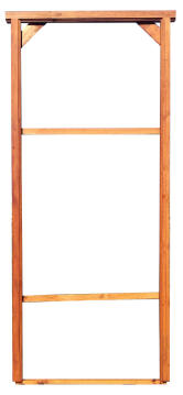 Door Frame Hardwood for single door 76x53mm section no sill with seal-w900xh2100mm