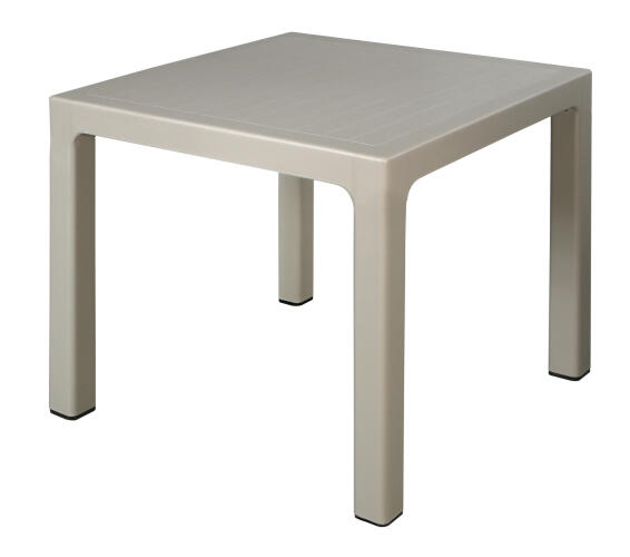 Gold Sun Verona Square Plastic Patio Table Stone W85cmxL85cmxH75cm