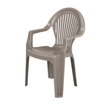 Gold Sun Midback Patio Chair Orion Stone W47cmxD58cmxH85cm