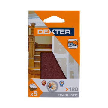 Sheet wood G120 DEXTER 5 pieces 100x70mm