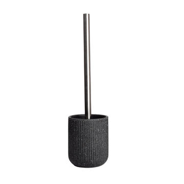 Toilet brush holder speckled ribbed