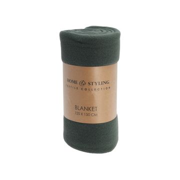 Fleece blanket sage 125x150cm