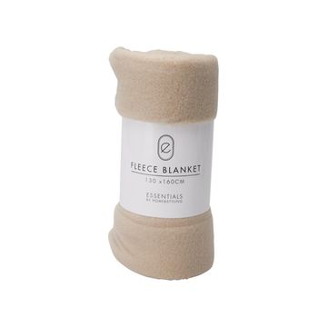 Fleece blankets sand 130x160cm
