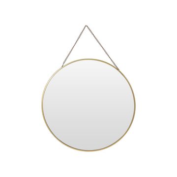 Mirror round shape with chain 29x4cm