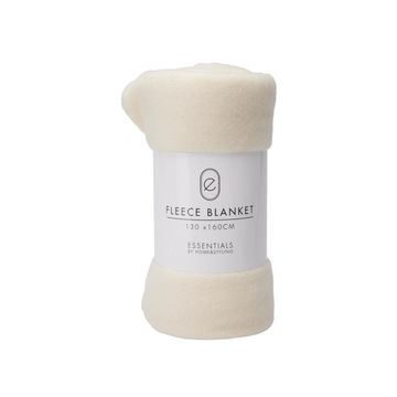 Fleece blankets white 130x160cm