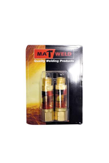Prepack f/back arrestor set torch matweld