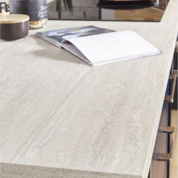 Kitchen Countertop Laminate L300Cm X D65Cm X H3,8Cm Travertine Beige