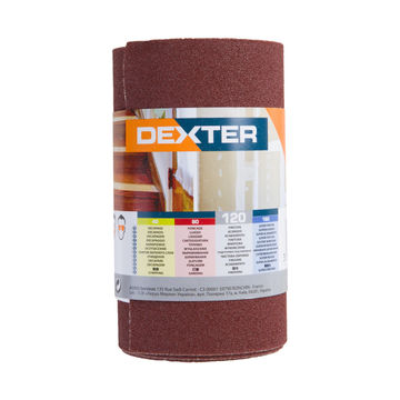 Roll 120 wood DEXTER 2500x115mm hook and loop