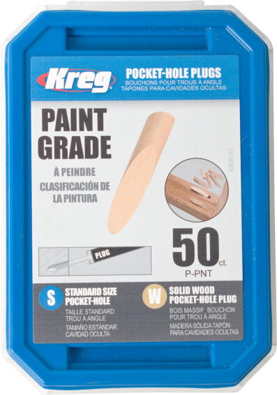 Paint Grade Wooden Plugs 50 pieces KREG