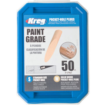 Paint Grade Wooden Plugs 50 pieces KREG