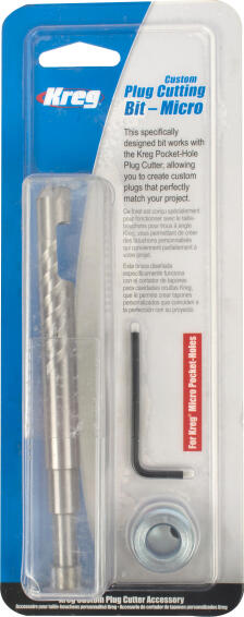 Custom Pocket Hole Plug Cutting KREG Bit Micro