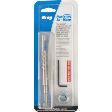 Custom Pocket Hole Plug Cutting KREG Bit Micro