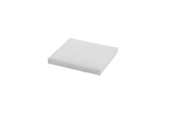Cushion White Textilene Base 39 cm X 44 cm X 6 cm