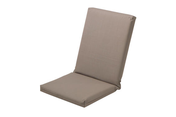 Cushion Taupe Textilene Seat&Back 96 cm X 44 cm X 6 cm