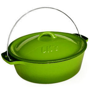 Pot LK'S green enamel 3l