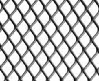 Wire Mesh Grille (Round-Press Crimped) in Wrought Iron