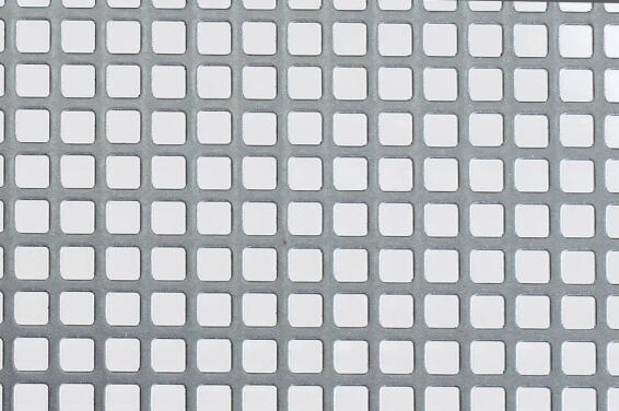 Metal sheet square punched steel 500x250x1mm arcansas