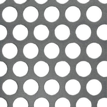 Metal sheet round punched steel 500x250mm arcansas