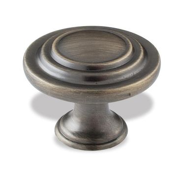 Knob Georgia 32X22Mm Antique Brass