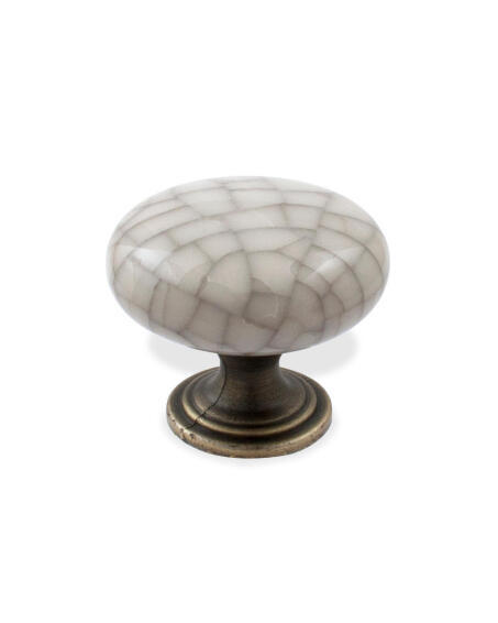 Knob Victoria 30Mm Antique Brass