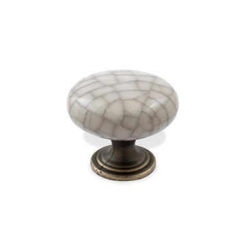 Knob Victoria 30Mm Antique Brass