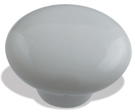 Knob plastic white 25mm