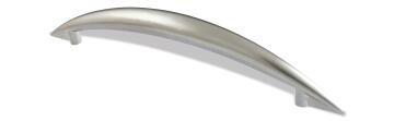handle dolphin 128mm brushed nickel