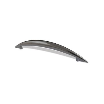 handle dolphin 128mm black nickel