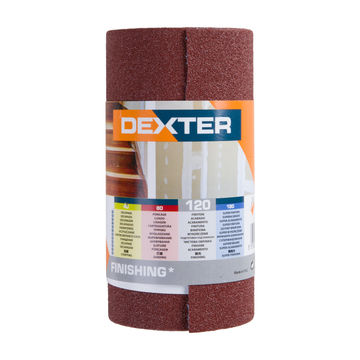 Cloth Roll G120 wood 2500x115mm DEXTER