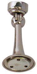 Magnetic door stop satin nickel finish euro brass