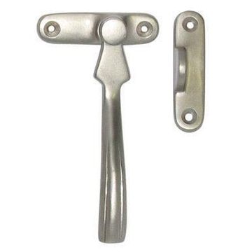 Window casement curve number 9 satin nickel euro brass