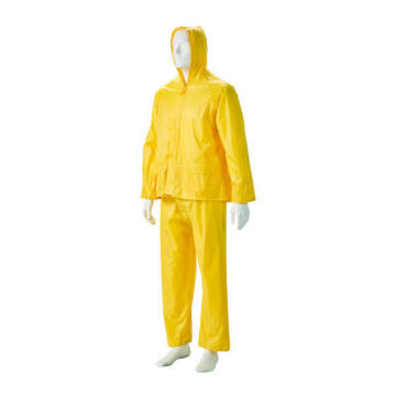 Safety Rainsuit Dromex Rubberized Yellow Size Medium