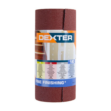 Cloth roll G180 wood 2500x115mm DEXTER