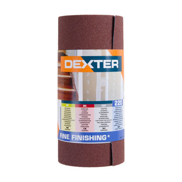Cloth roll G220 wood 2500x115mm DEXTER