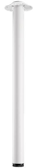 SUPPORT FOOT WHITE D60X840MM