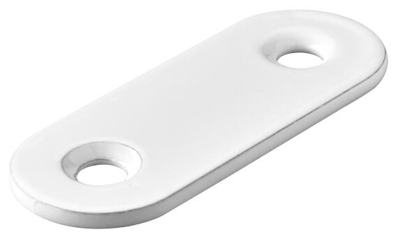 Connecting plate white hettich