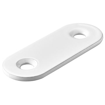 Connecting plate white hettich