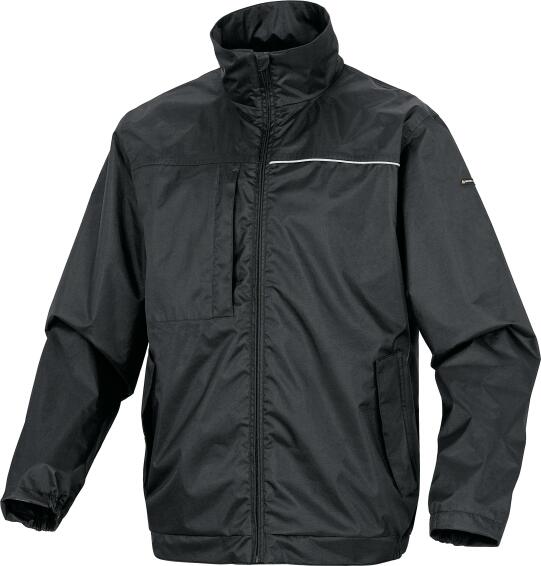 Work Jacket Deltaplus Light Bomber Waterproof Black Size 3Xlarge