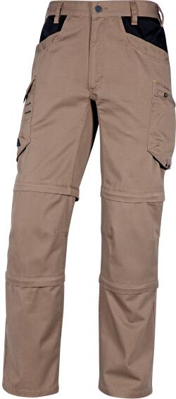 Work Pants Deltaplus Beige Size Large