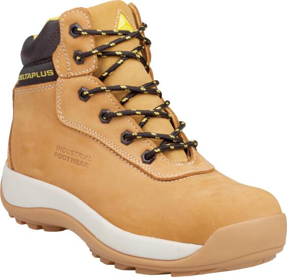 SAFETY BOOTS NUBUCK LEATHER BEIGE 43